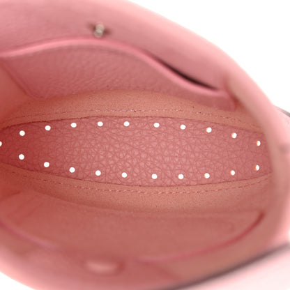 Delvaux Taurillon Soft Nano Toy Pin Eclat Bucket Pink 5 of 10