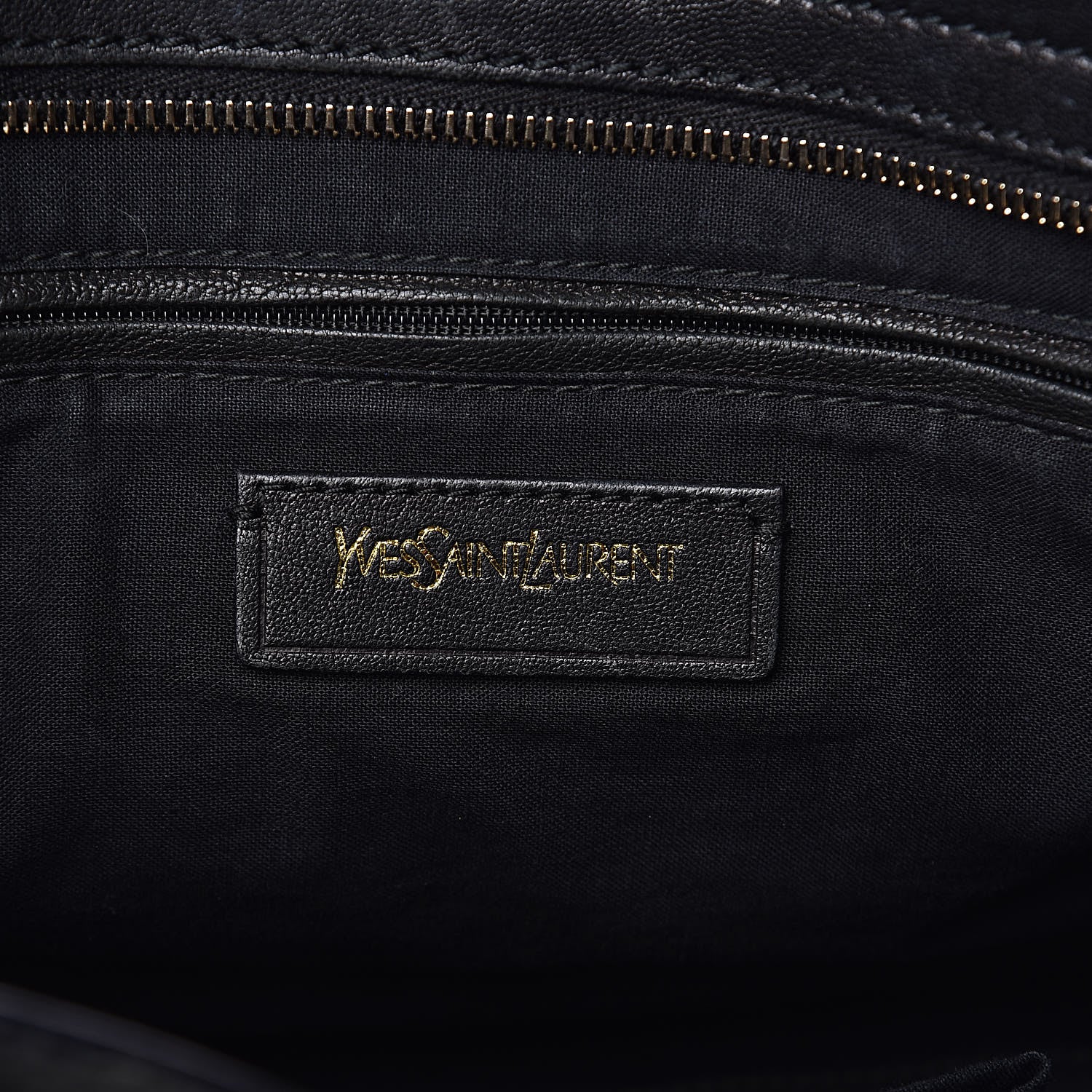 Saint Laurent Sheepskin Medium Cabas ChYc Black 8 of 16