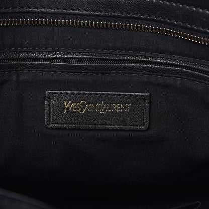 Saint Laurent Sheepskin Medium Cabas ChYc Black 8 of 16