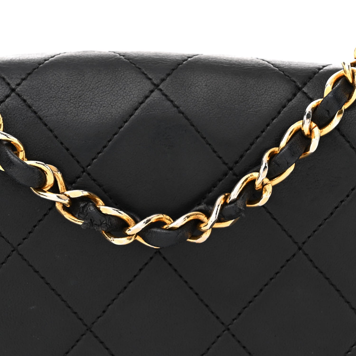 Chanel Lambskin Quilted Small Single Flap Black 11 of 12