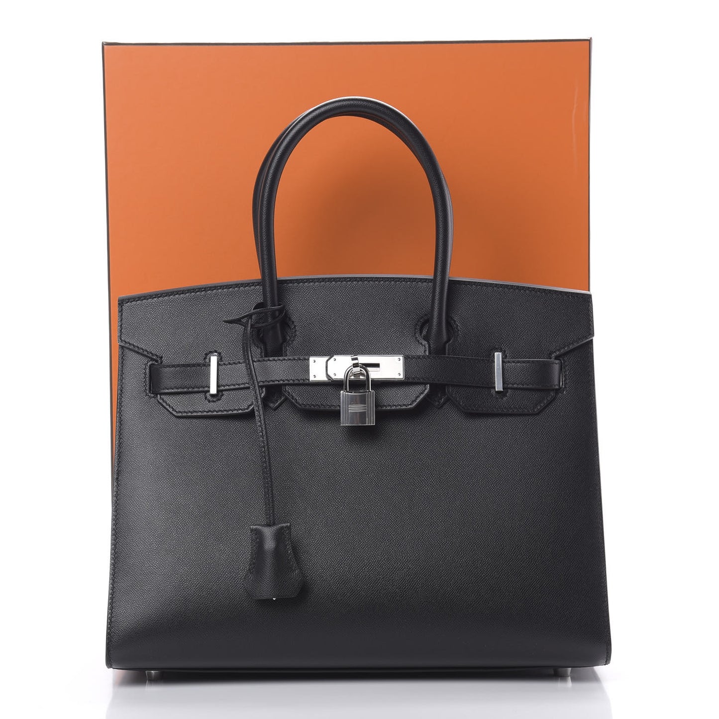 Madame Calfskin Birkin Sellier 30 Black