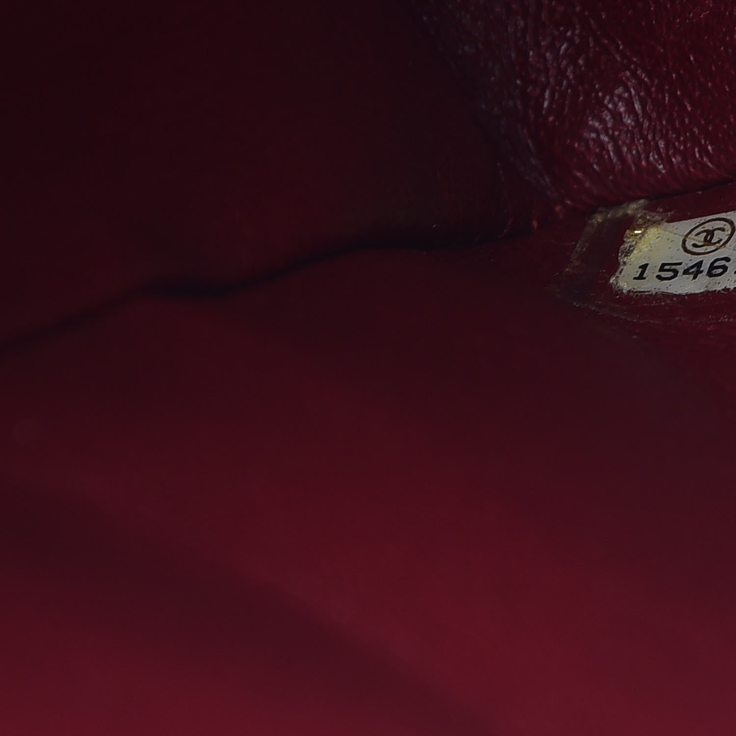Chanel Patent Quilted Jumbo Double Flap Dark Red 8 of 13