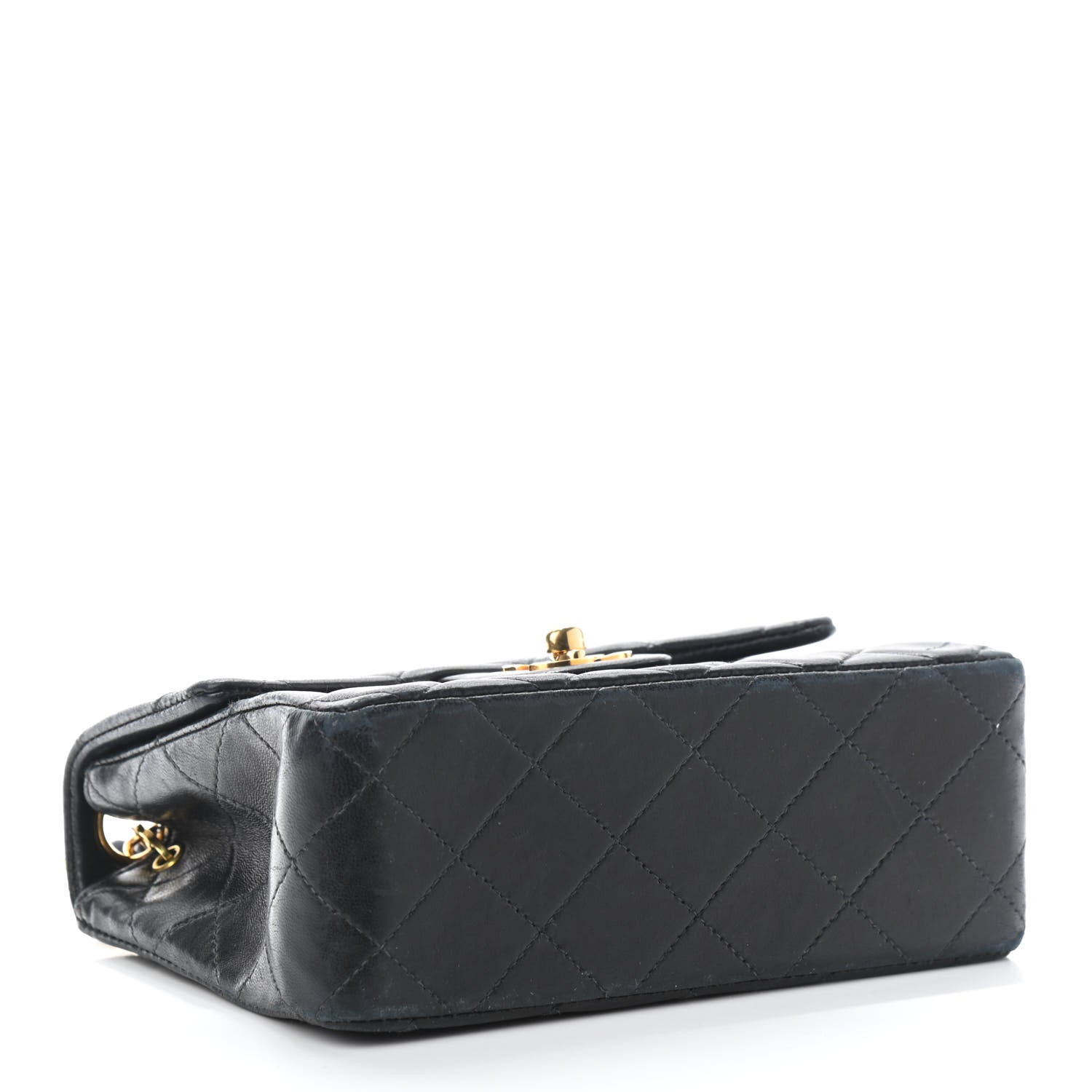 Chanel Lambskin Quilted Mini Square Flap Black 4 of 9