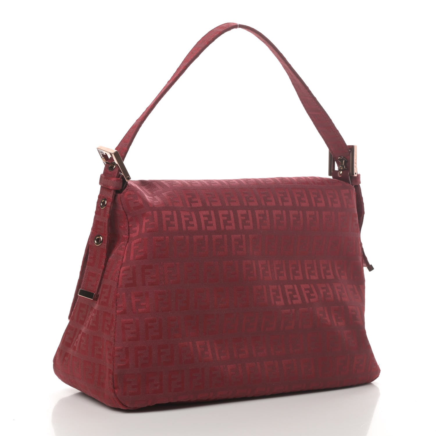 Fendi Zucchino Mama Baguette Red 3 of 11