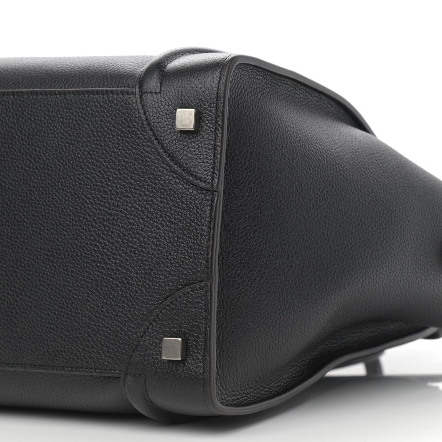 Celine Drummed Calfskin Mini Luggage Black 11 of 11