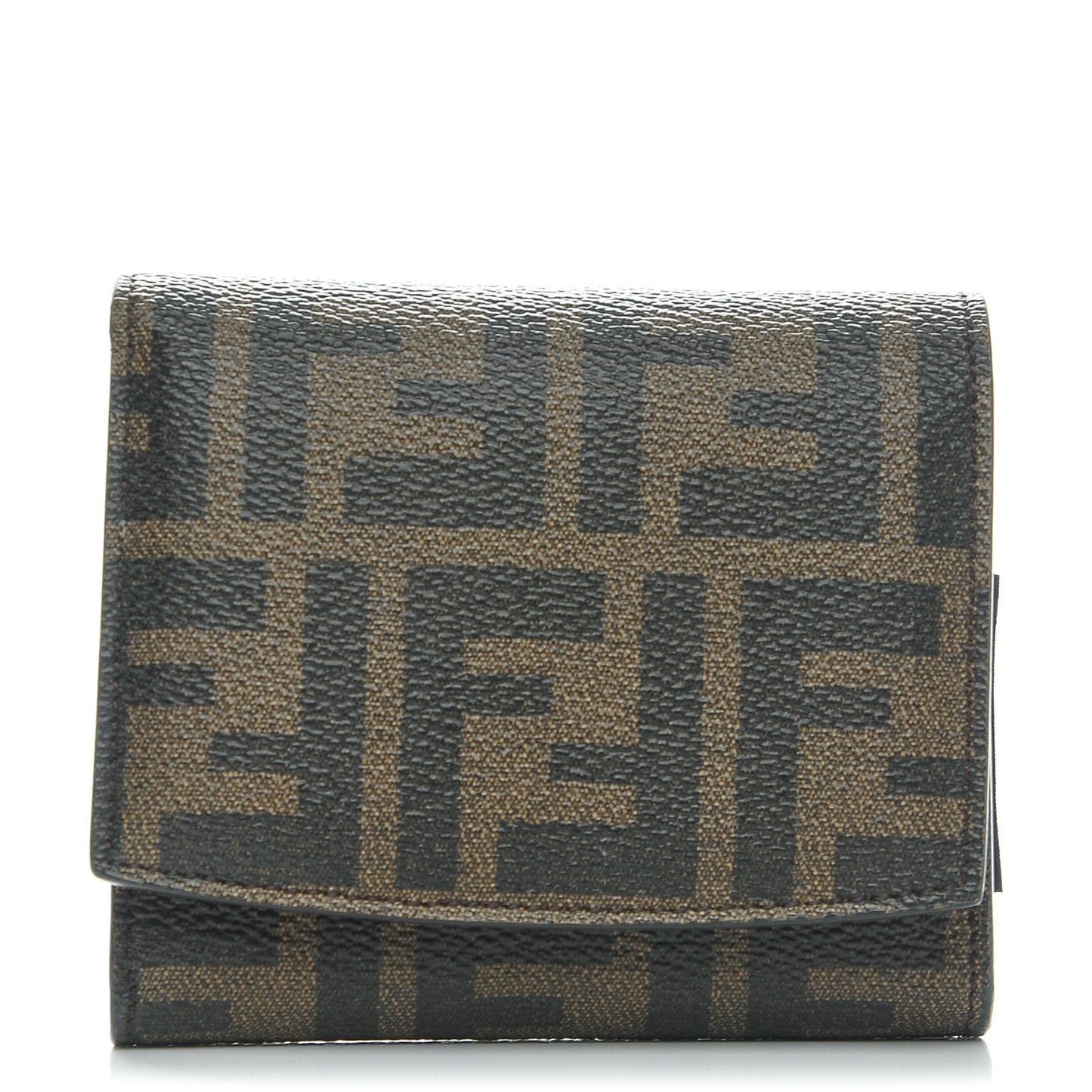 Zucca Small Flap Wallet Tobacco Fuchsia