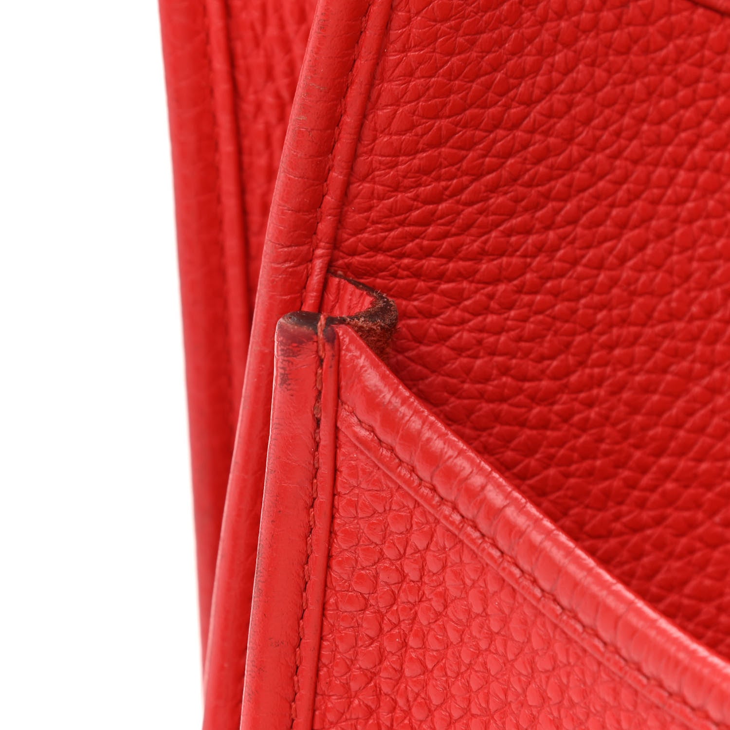 Hermes Taurillon Clemence Evelyne III PM Rouge Tomate 11 of 13