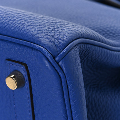 Hermes Togo Birkin 30 Bleu Electrique 10 of 12