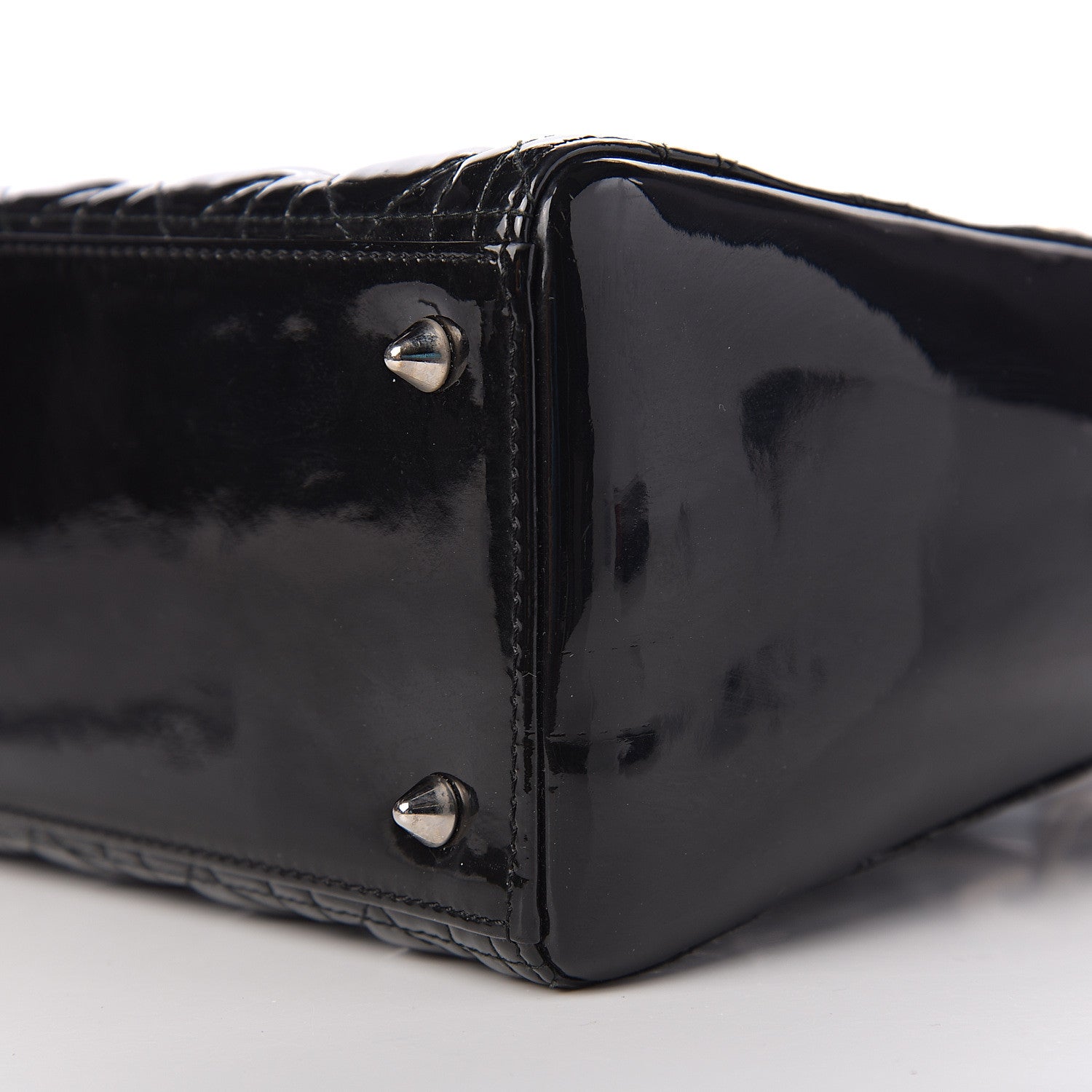 Christian Dior Patent Cannage Medium Lady Dior Black 11 of 11