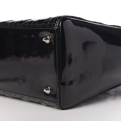 Christian Dior Patent Cannage Medium Lady Dior Black 11 of 11