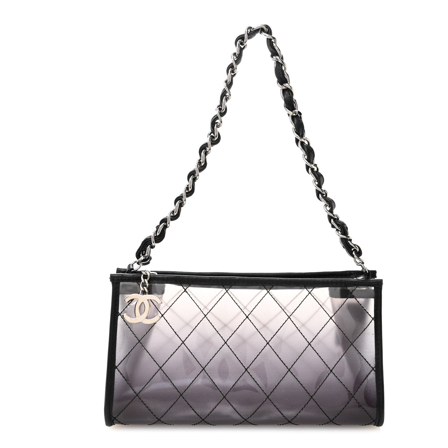 Chanel Vinyl Naked Pochette Black 1 of 10