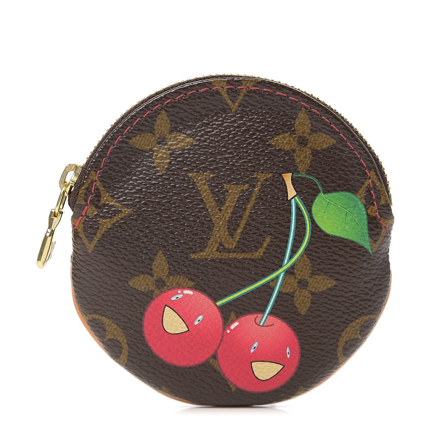 Louis Vuitton Monogram Cerises Round Coin Purse 1 of 5