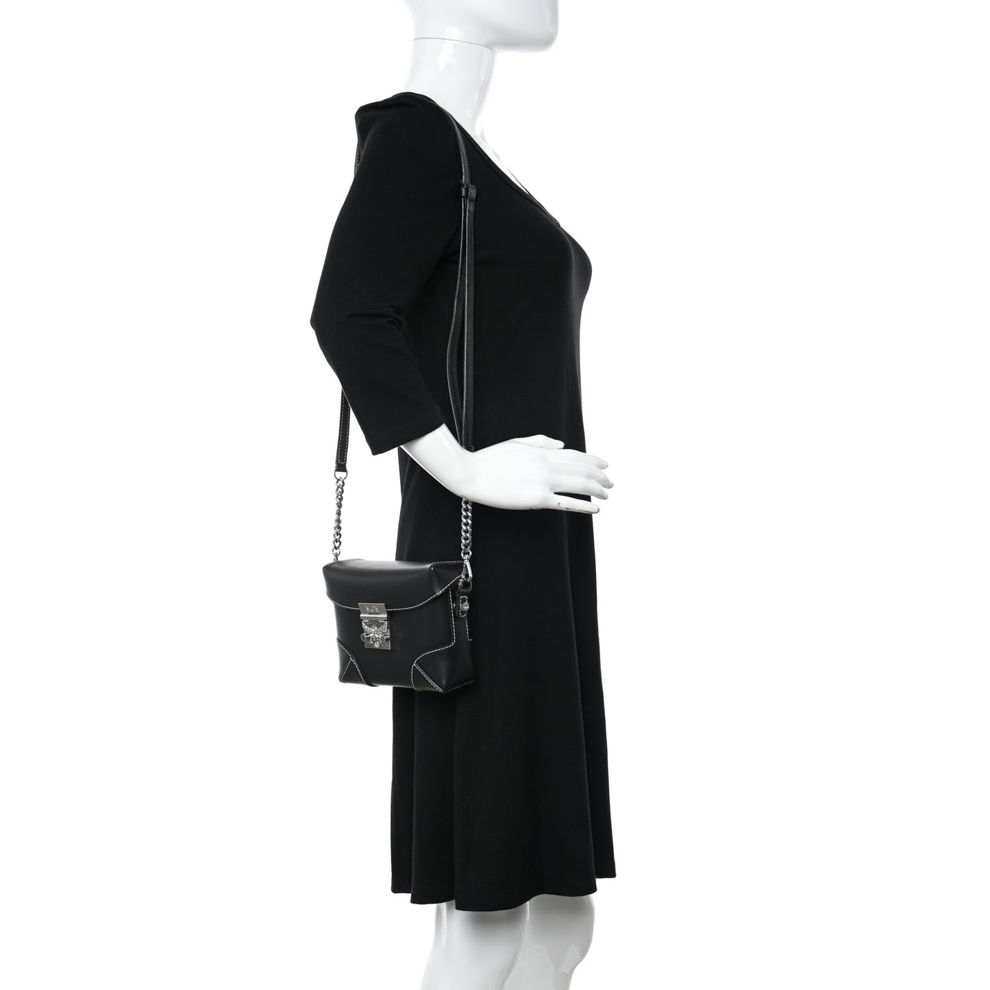 Calfskin Ottomar Monogram Soft Berlin Belt Bag Black