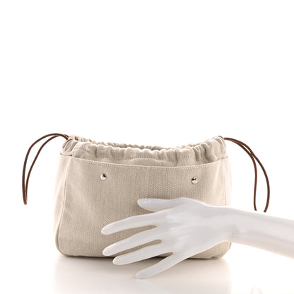 Hermes Canvas Barenia Fourbi 25 MM Pouch Naturel Fauve 2 of 8