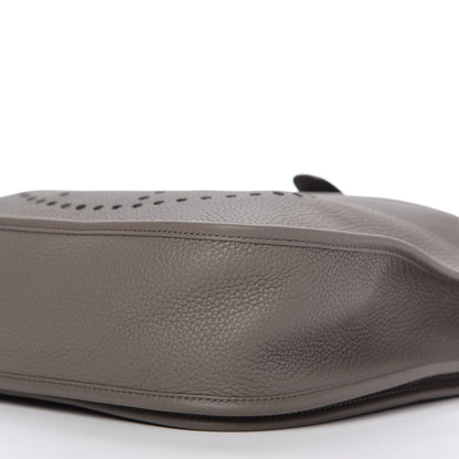 Hermes Taurillon Clemence Evelyne III GM Etain 7 of 8