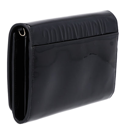 Christian Dior Patent 30 Montaigne Pouch Black 3 of 10