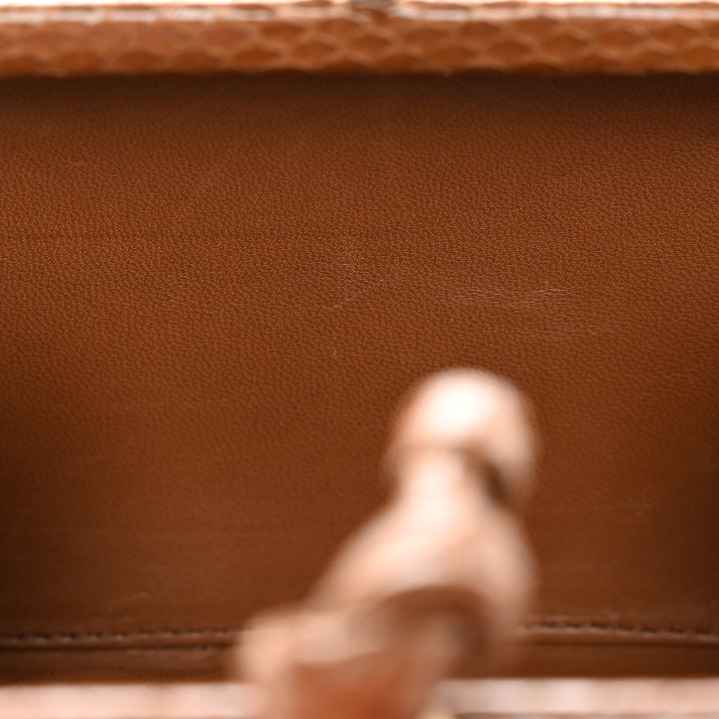 Ayers Grained Calfskin Intrecciato Knot Clutch Brown