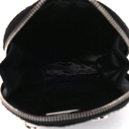 Prada Satin Crystal Round Shoulder Bag Cristal 4 of 7