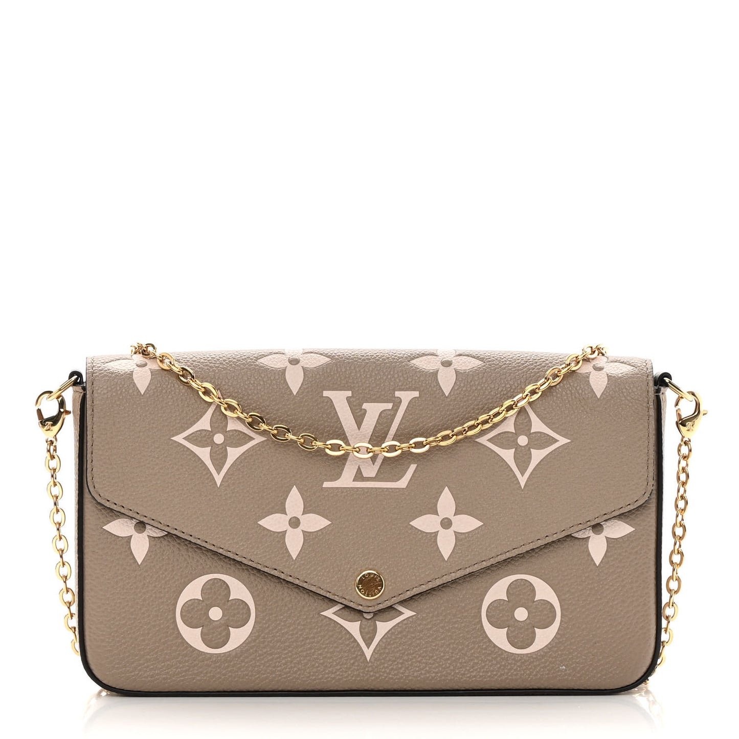 Empreinte Monogram Giant Felicie Pochette Tourterelle Creme