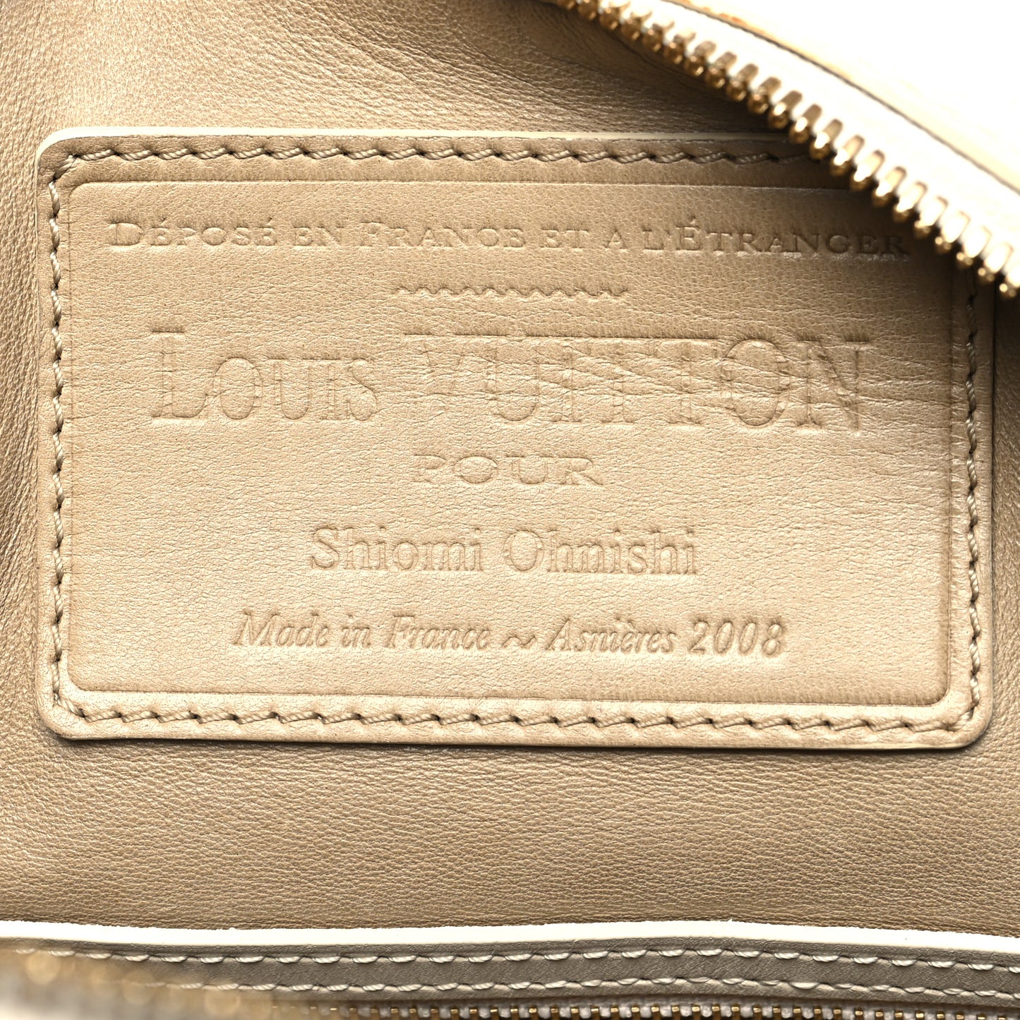Calfskin Sac Louis White