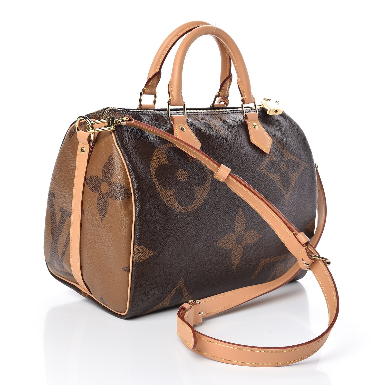 Louis Vuitton Reverse Monogram Giant Speedy Bandouliere 30 3 of 10