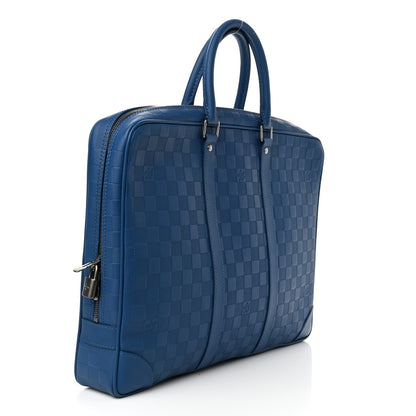 Louis Vuitton Damier Infini Porte-Documents Voyage Neptune 3 of 9
