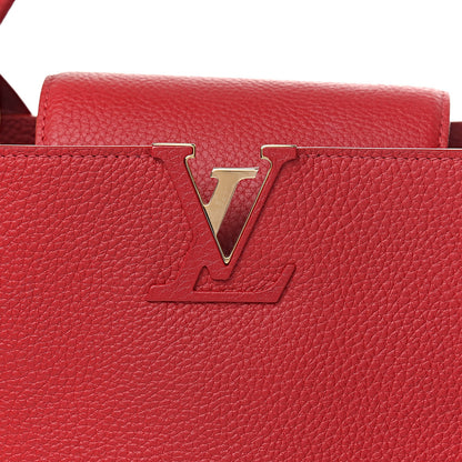 Louis Vuitton Taurillon Capucines PM Rubis 10 of 10