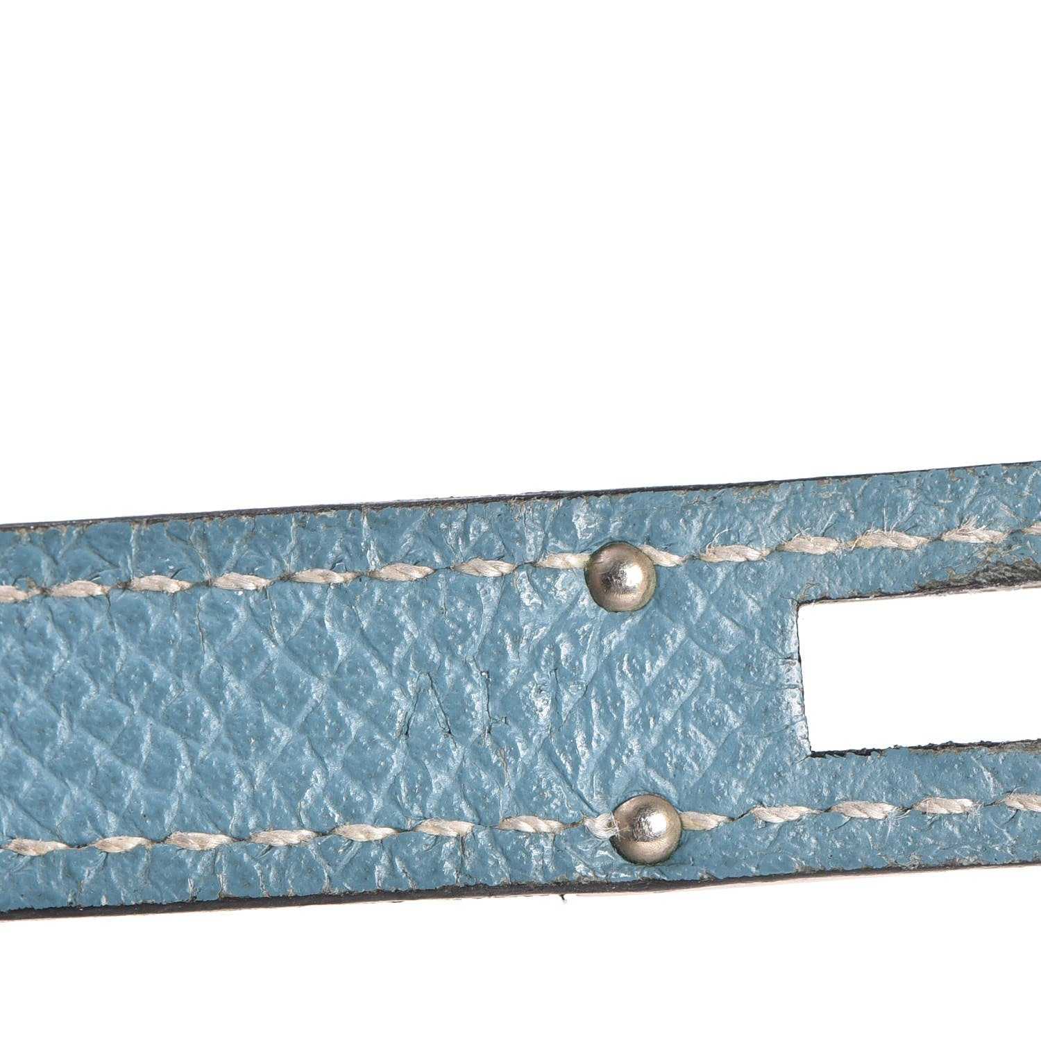 Hermes Epsom Kelly Longue Wallet Blue Jean 7 of 19