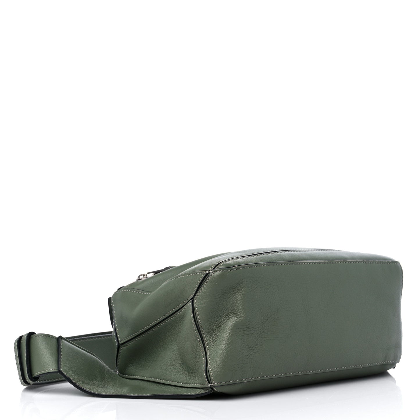Calfskin Small Puzzle Bumbag Dark Sage