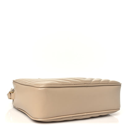 Saint Laurent Calfskin Matelasse Monogram Lou Camera Bag Dark Beige Dark Beige 5 of 11