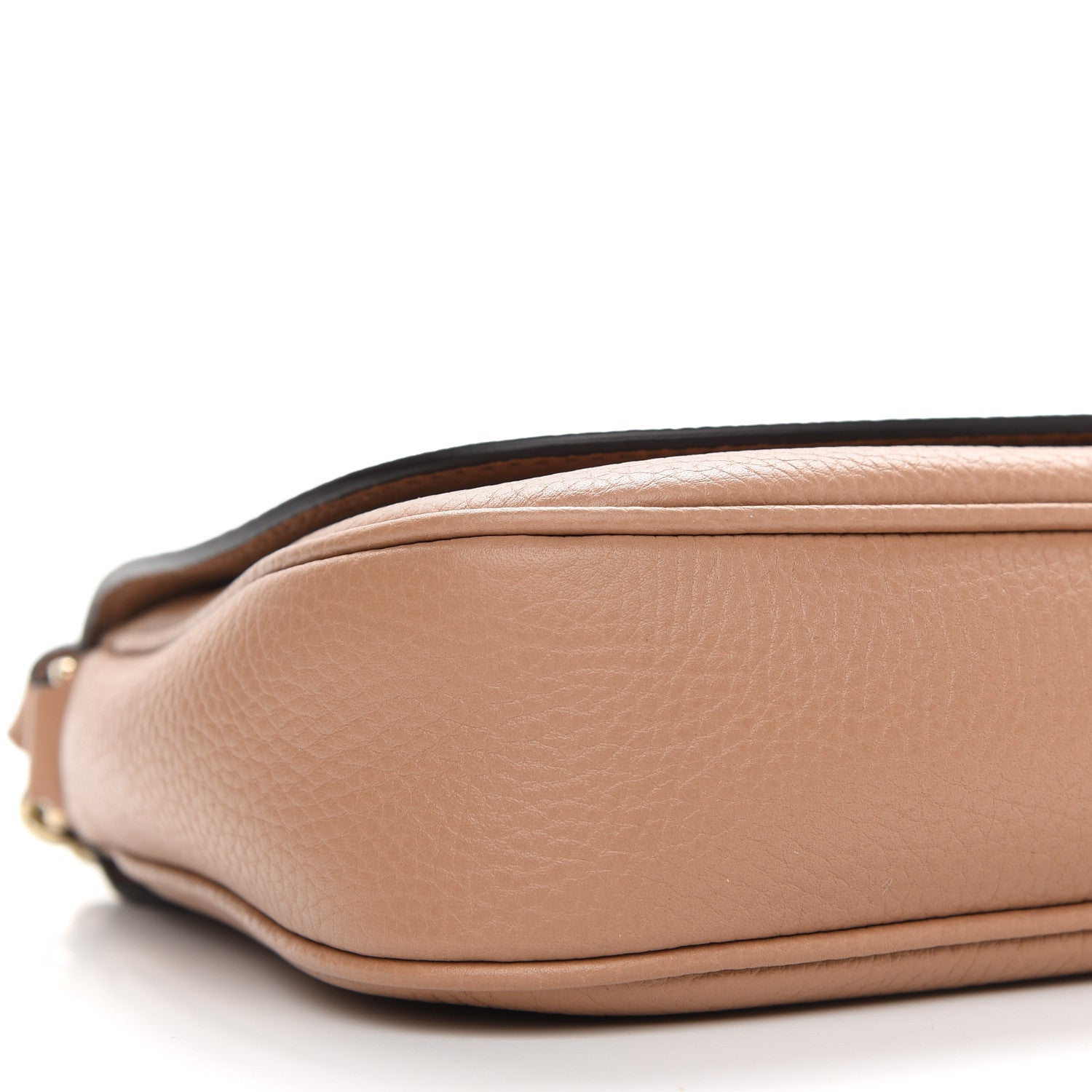 Gucci Pebbled Calfskin Medium Soho Flap Crossbody Camelia 8 of 11