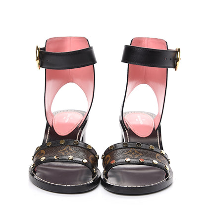 Louis Vuitton Passenger Sandals 37 Black 2 of 8