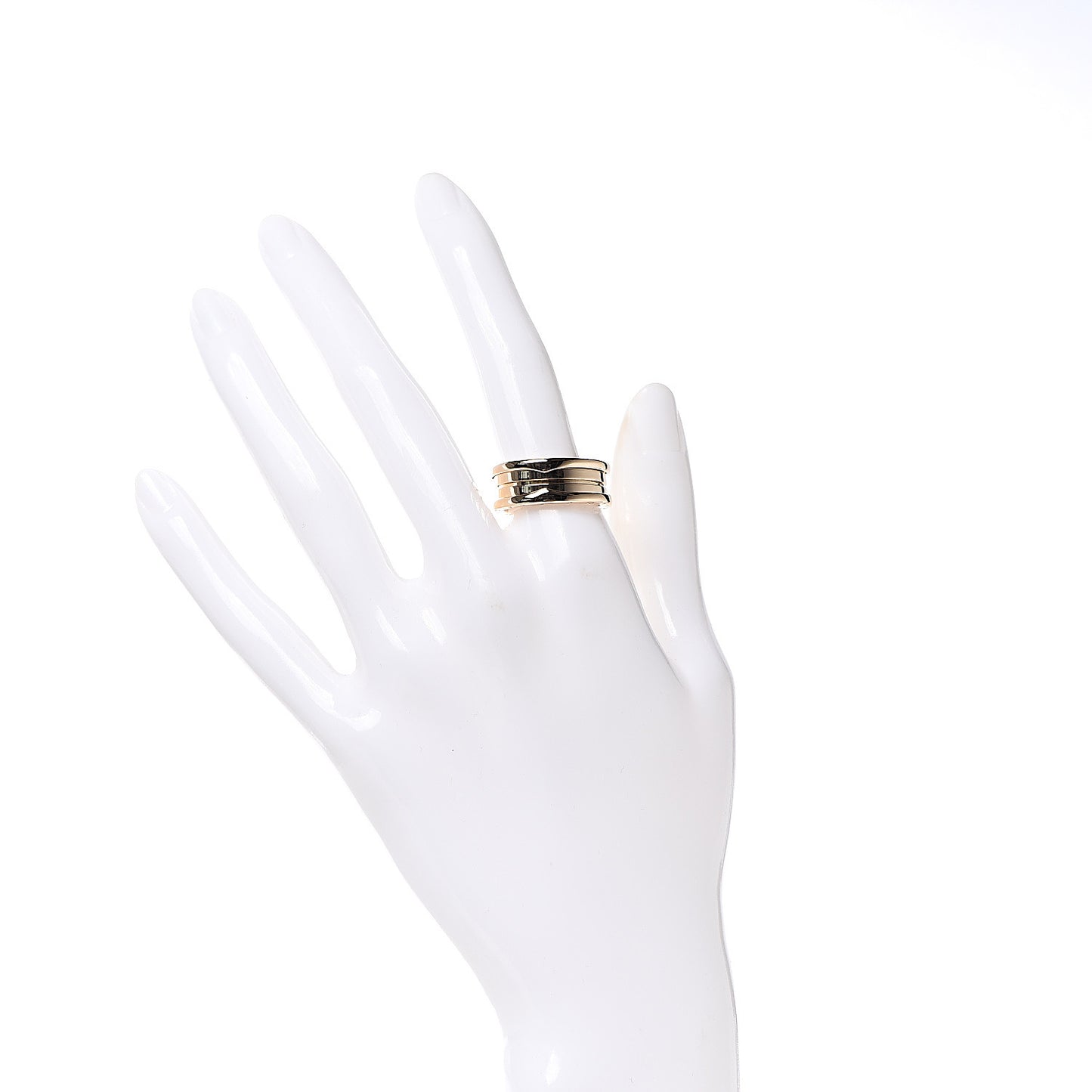18K Yellow Gold B.Zero1 Three-Band Ring 56 7.5