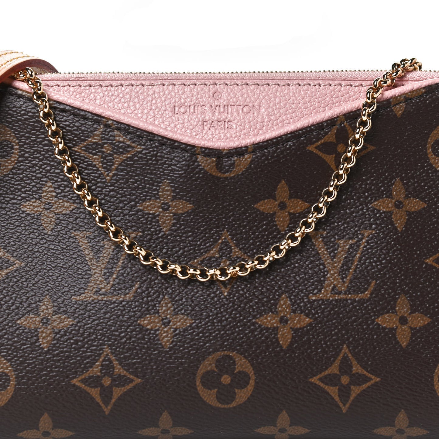 Monogram Pallas Clutch Rose Poudre