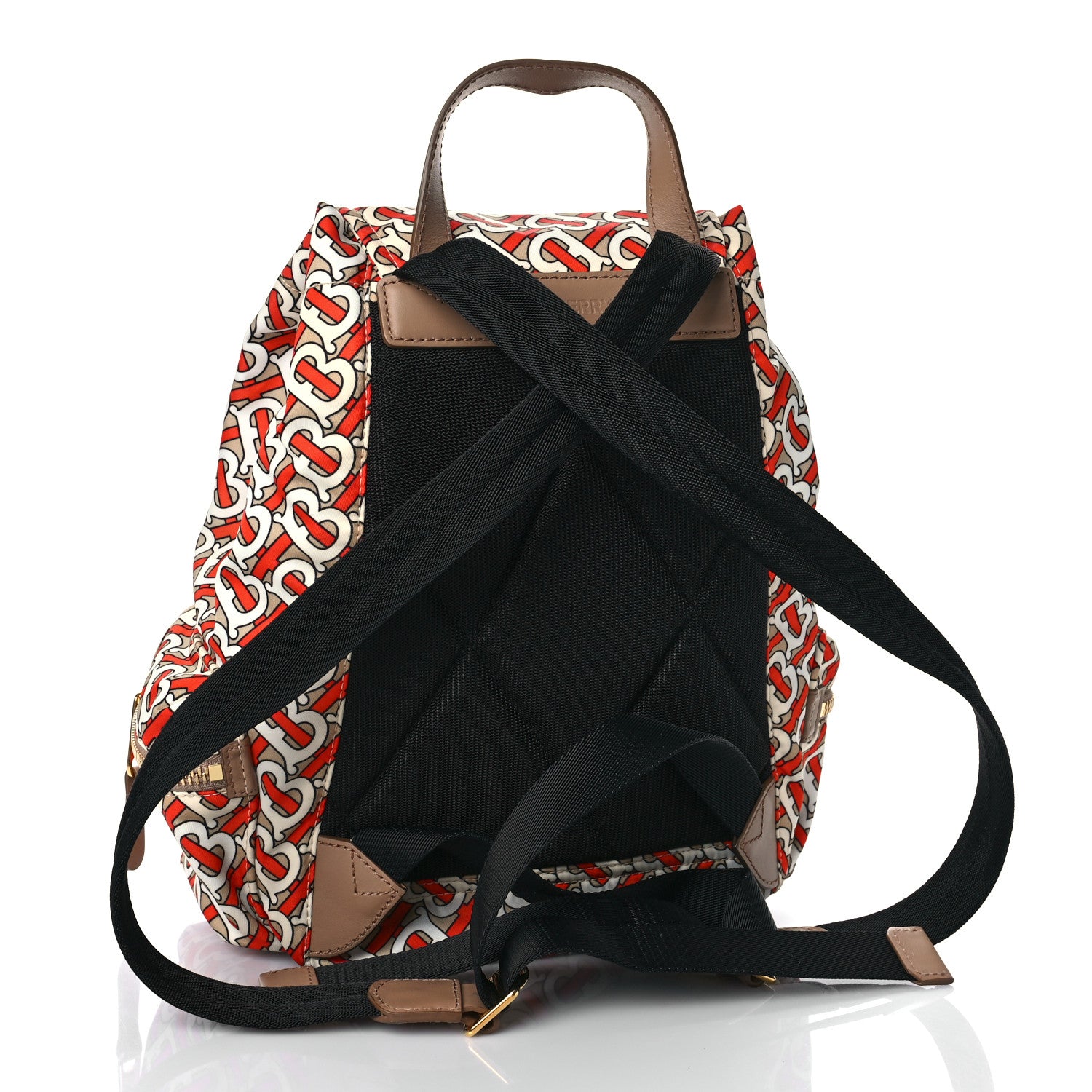 Burberry Nylon Monogram Medium Rucksack Backpack Vermillion 3 of 12