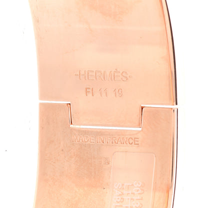 Hermes Enamel Wide Lift Profile Clic Clac H Bracelet PM Sable 4 of 7