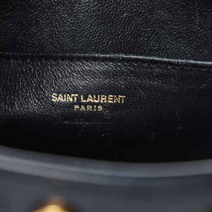Saint Laurent Calfskin Monogram Baby Cabas Black 6 of 12