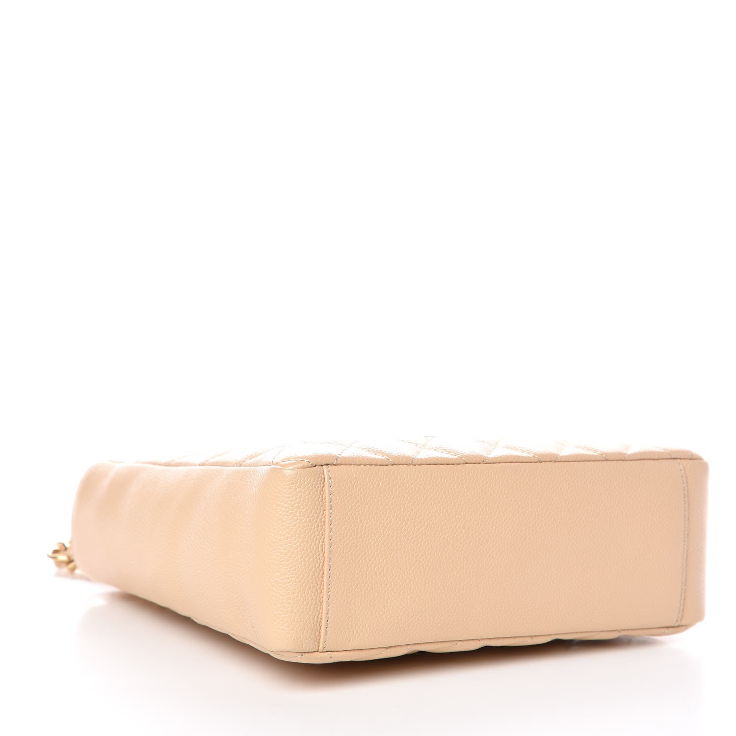 Chanel Caviar Quilted Petit Shopping Tote PST Beige 4 of 11