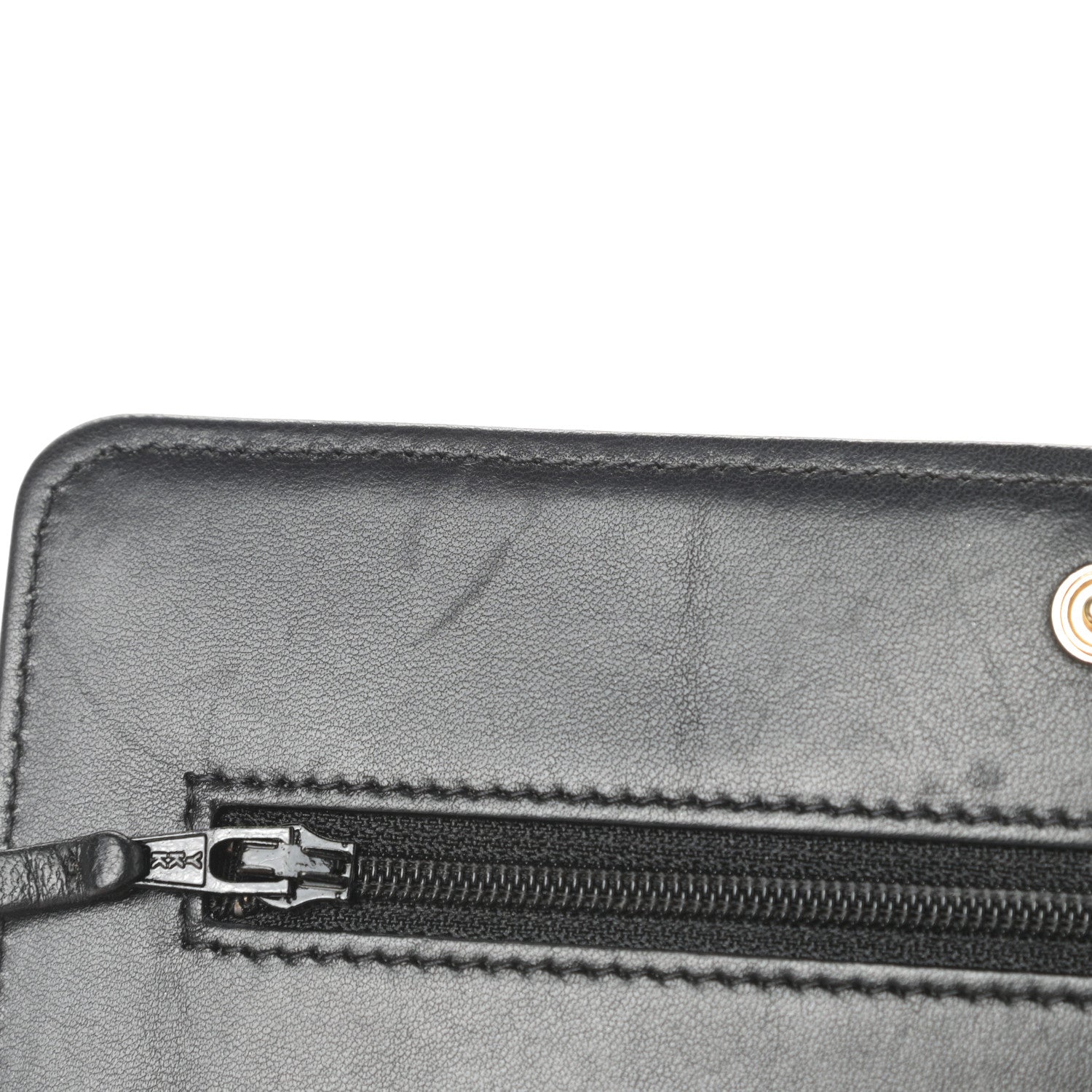 Chanel Lambskin Quilted Boy Wallet On Chain WOC Black 13 of 16