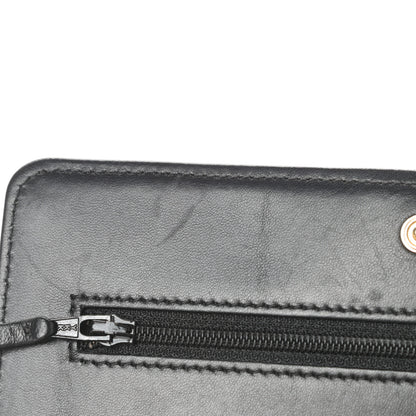 Chanel Lambskin Quilted Boy Wallet On Chain WOC Black 13 of 16