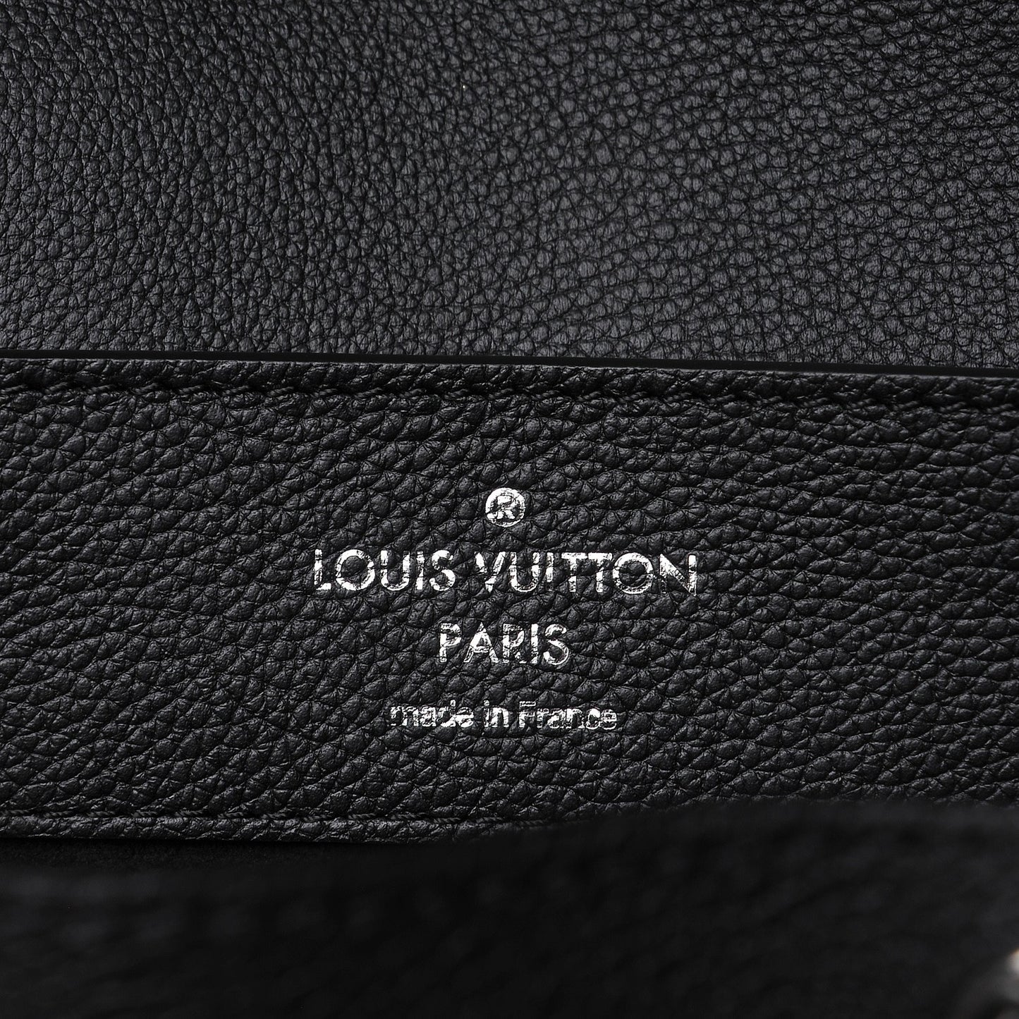 Calfskin Lockme Backpack Black
