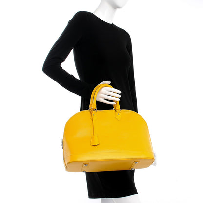 Louis Vuitton Epi Alma GM Citron 2 of 13