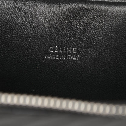 Celine Calfskin Diagonal Quilted Mini Belt Bag Black 9 of 16