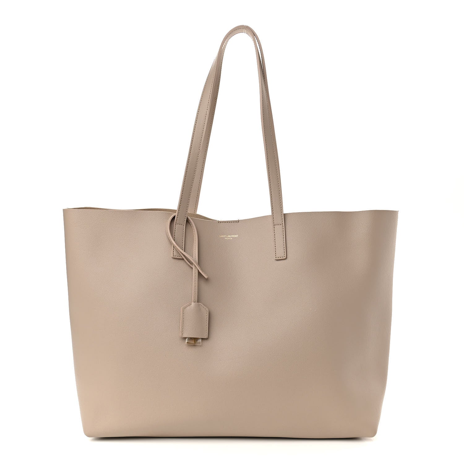 Saint Laurent Calfskin Large Shopping Tote Nude Powder 3 of 12