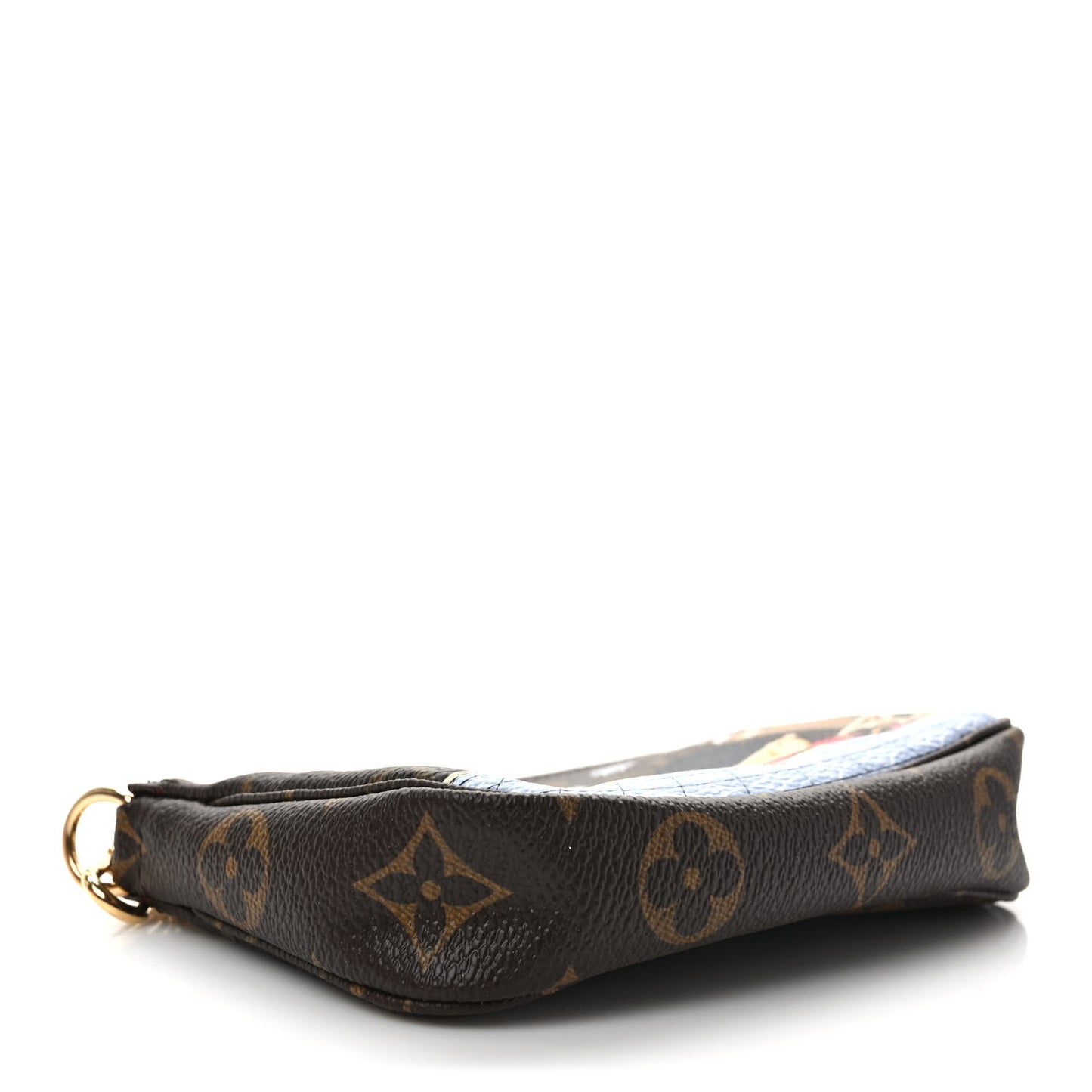 Monogram 2021 Christmas Animation London Mini Pochette Accessories Red