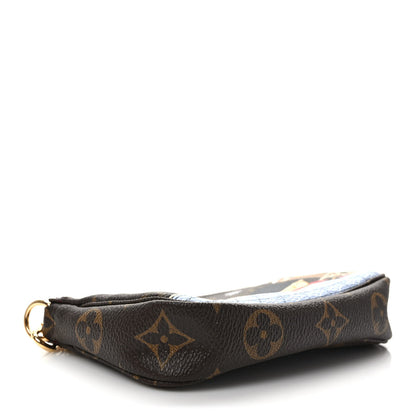 Louis Vuitton Monogram 2021 Christmas Animation London Mini Pochette Accessories Red 4 of 7