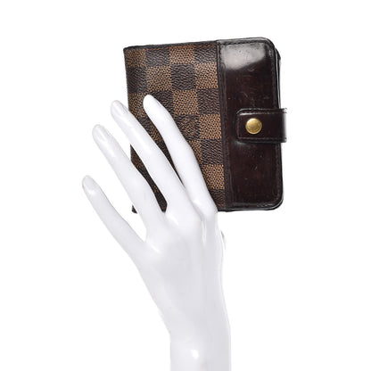 Louis Vuitton Damier Ebene Zippe Zipped Compact Wallet 2 of 12