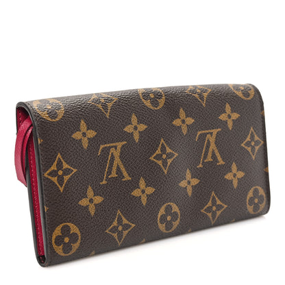 Louis Vuitton Monogram Emilie Wallet Fuchsia 3 of 8