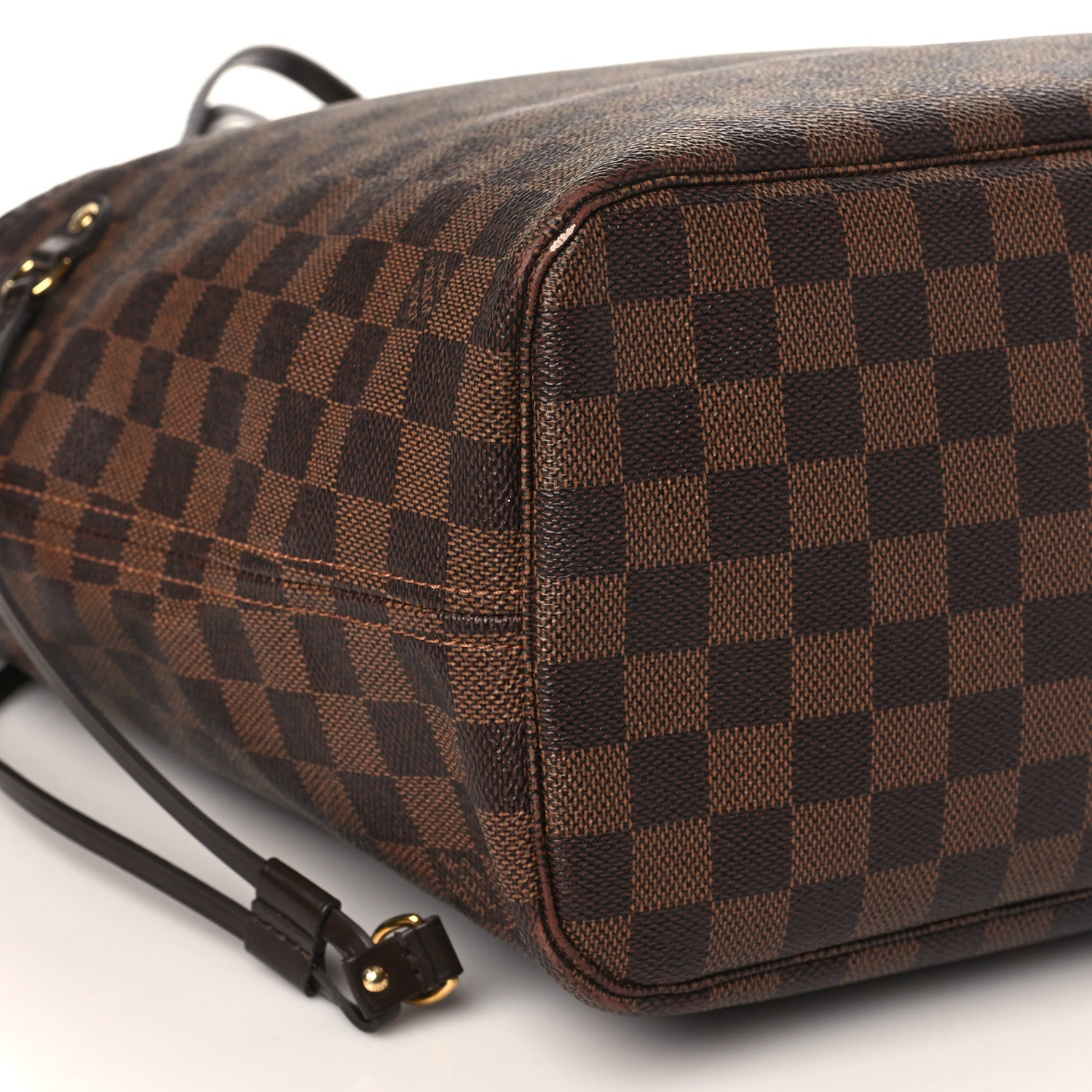 Louis Vuitton Damier Ebene Neo Neverfull MM Rose Ballerine 9 of 11