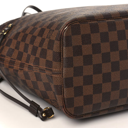 Louis Vuitton Damier Ebene Neo Neverfull MM Rose Ballerine 9 of 11